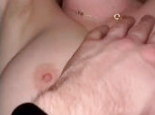 I play with her perfect tits and pussy, she loves it, she has a per...