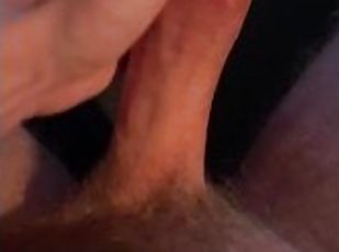 Jerking and edging my cock