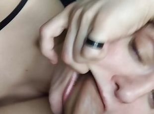 I'm trying to shove it as deep as possible / deepthroat / blowjob /...