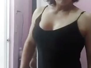 maduro, latina, sexo-vestido