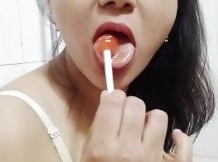 asia, amatir, dewasa, sayang, penis-besar, jenis-pornografi-milf, fantasi, lollipop, erotis, penis