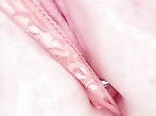Close-up Clit Tease for Daddy - Aussie OF Model  @lilbittykittty pl...
