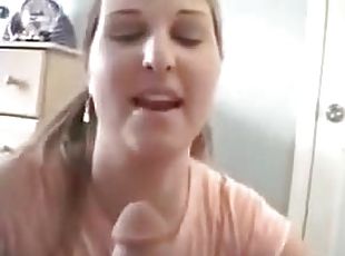Cock Hungry Cunt Gobbles Her Fellas Knob