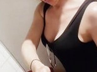 Paypig on the leash goes to the mall - full vid in my Onlyfans (lin...