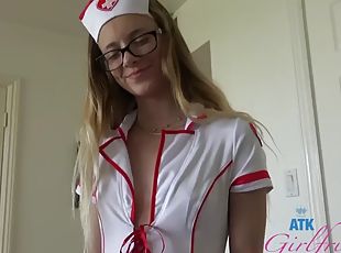 enfermera, amateur, chorro-de-corrida, hardcore, corrida-interna