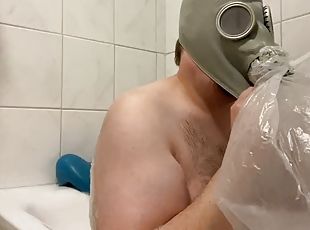 BHDL - N.V.A. BREATHING BATH 2 - TRAINING IN A LATEX CASE WITH PLASTIC BAG AND CUM