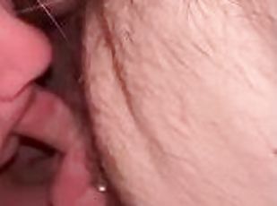 Wife swallows huge load after sucking dick and deep throating. She ...