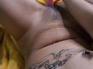 asyano, dyakol-masturbation, baguhan, milf, laruan, pov, libog, laruang-titi, solo, tato