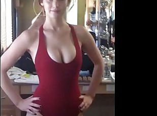 Good looking chick exposes her sexy body in different scenes
