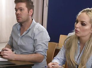 There is nothing better for Louise Lee than a sex on the classroom ...