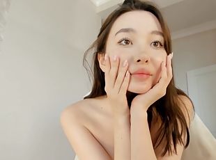 asiatique, masturbation, jouet, webcam, coréen
