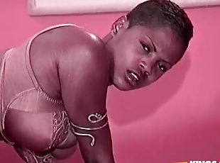 Ebony With Huge Tits Plays With A Toy And Gets Her Pussy Banged By ...