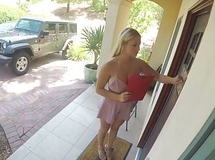 Kylie Page is a gorgeous babysitter in need of a cock ride