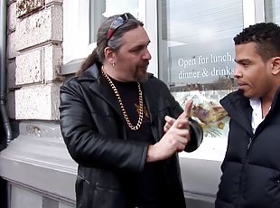 Guy can't believe his luck when a stranger pays for his hooker