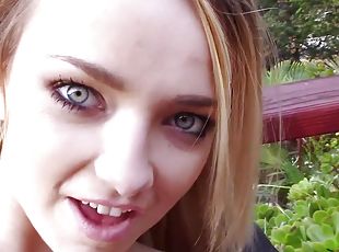 Sexy POV scene with horny teen