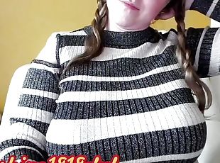 Wednesday Addams roleplay big boobs cosplay daddys girl webcam reco...