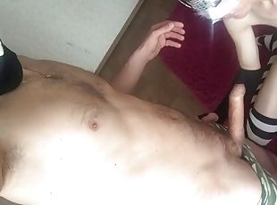 delgada, amateur, mamada, gay, corrida, cornudo, chupando