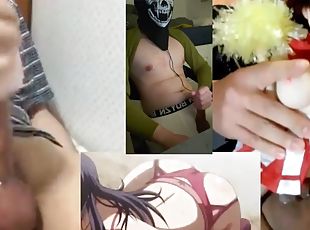 onani, amatør, cumshot, homofil, japansk, hentai