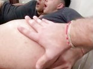 This youtuber's ex records him eating dick through his mouth and th...