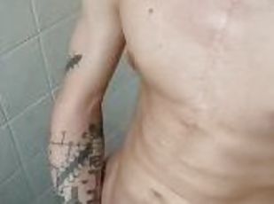 Lonely tattoed Boy cums 4 you with Loud moaning (DM me on snapchat ...