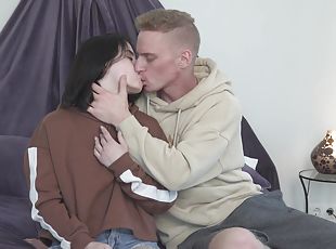 Teen slut shares unique moments in scenes of amateur XXX