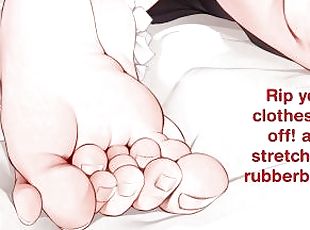 sirvienta, sadomasoquismo, pies, anime, hentai, humillación, dominación-femenina