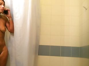 mandi, perempuan-jelita, perempuan-afrika, remaja, cam, voyeur, mandi-shower