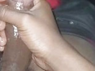 poilue, masturbation, amateur, ébène, black, ejaculation, solo, bite