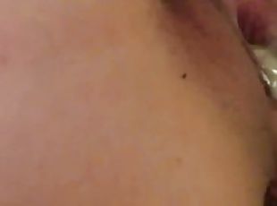 gros-nichons, masturbation, amateur, jouet, solo