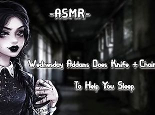 ASMR [SadisticRP] Does Knife+Chain Tingles To Help You Rest [Binaur...