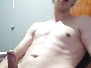 masturbation, amateur, ejaculation-sur-le-corps, gay, branlette, solo