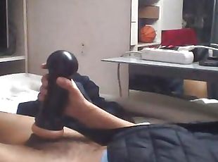 masturbation, maigre, amateur, jouet, gay, ejaculation-interne, jeune-18, webcam, solo, lait