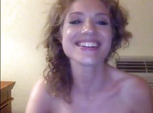 Kosherpussybig boobed wife sucking and fucking fat dick on webcam s...