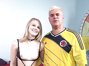 Adoring blonde Lily Rader has a great time with a hard prick