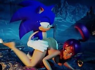 Sonic Fucks Shahra's Tight Genie Pussy in the Storm (ADR/ASMR) Anim...