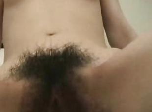 asiatique, poilue, amateur, babes, ejaculation-sur-le-corps, hardcore, coréen