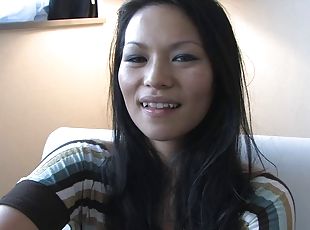 asiatisk, pussy, blowjob, hardcore, pornostjerne, handjob, par, fingret, knulling-fucking, maskiner