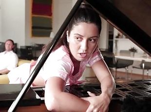 Maid Katty West Bent Over The Piano And Fucked