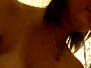 lesbiana, adolescente, casero, webcam