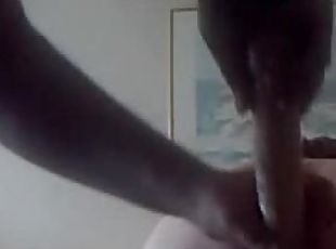 Homemade video of the fella who loves screwing his GF's ass with dildo