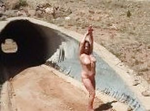 Hottest MILF Ever - Fuck Slut beside highway - See more @ OF Little...