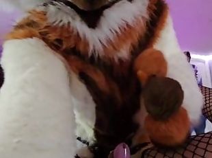 Furry Femboy Getting Bent In Half And Roughly Fucked With A Strap O...