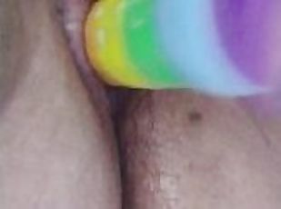 clitoris, masturbare-masturbation, pasarica, amatori, jucarie, bbw, pov, dildo, solo, uda