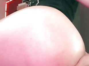 Cute femboy oils her butt with smooth, unused skin to make you horny