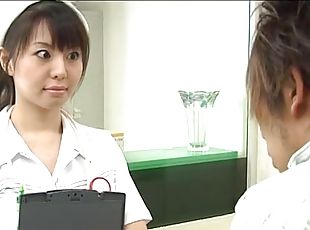 Passionate fucking on the hospital bed with sexy nurse Ai Takeuchi