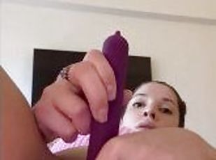 masturbação, cona-pussy, esguincho, anal, brinquedo, duplo, pés, pov, fetiche, minúsculo