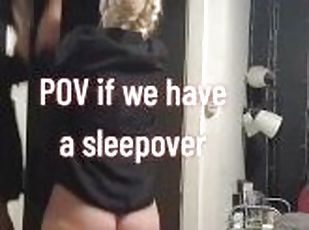 röv, party, amatör, brudar, sovande, pov, blond, ensam, tatuering