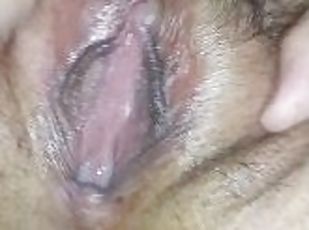 I love her fat Mexican pussy squirting on my hard cock. Who's next....