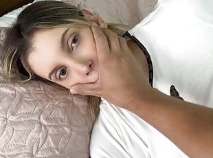 ahh ahh don't scream! stepdaughter gets fucked by her stepdad while...