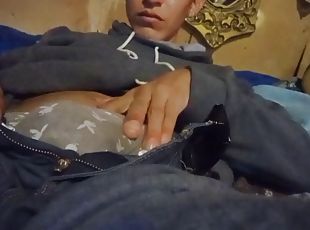 masturbation, maigre, amateur, ejaculation-sur-le-corps, ados, gay, latina, jeune-18